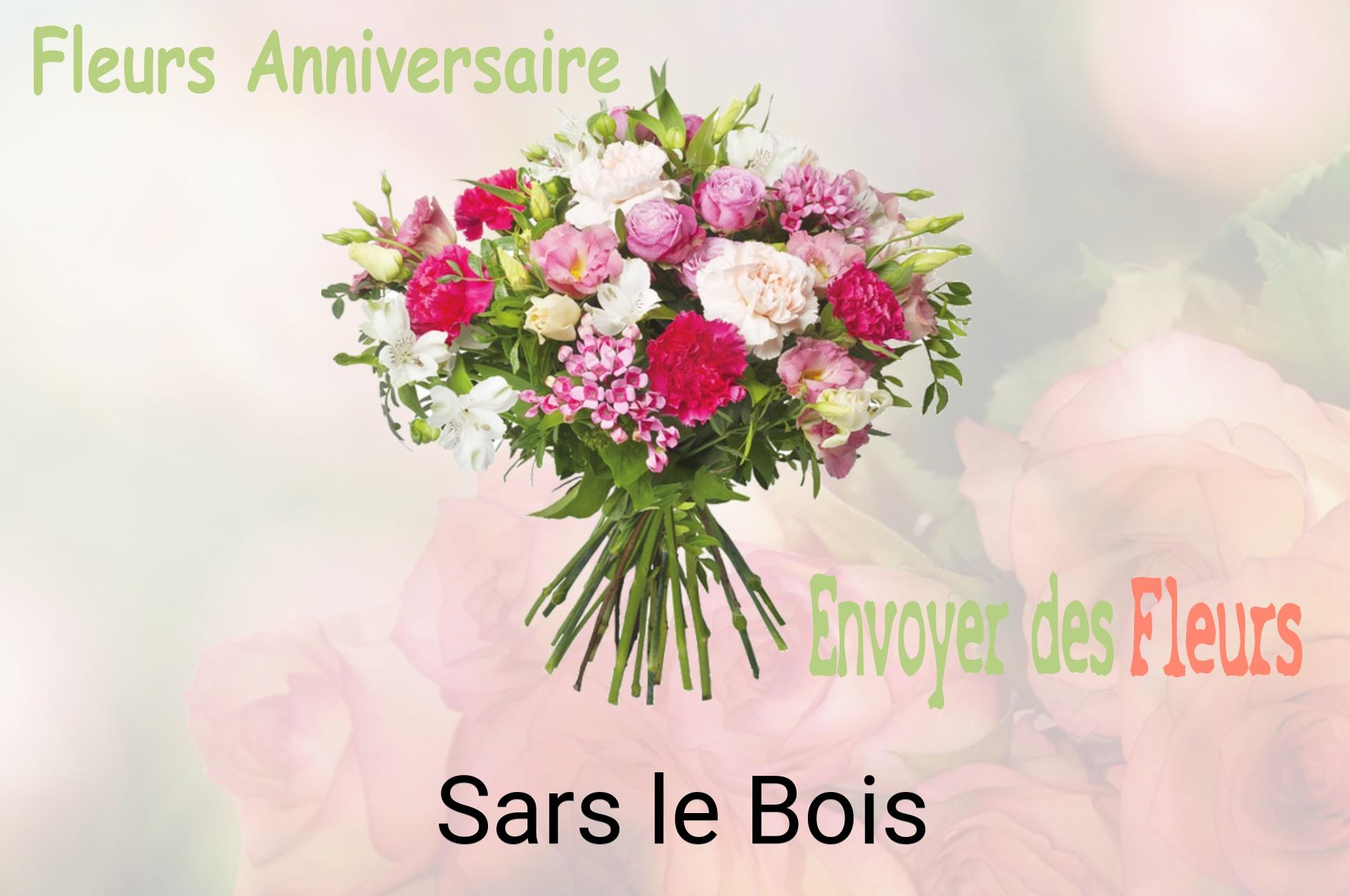 Bouquet de fleurs d’anniversaire livré à Sars-le-Bois