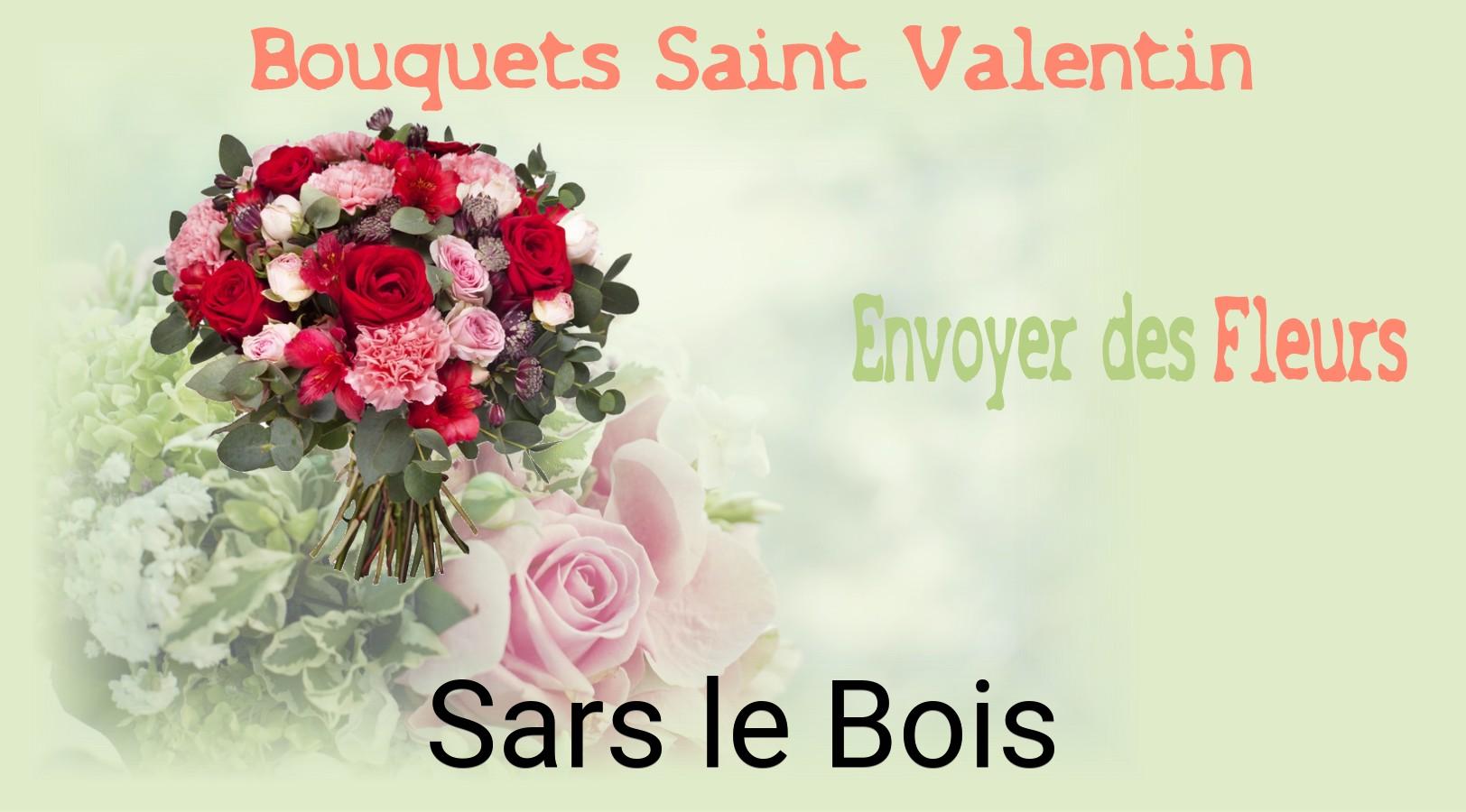 Roses de Saint-Valentin livrées à Sars-le-Bois